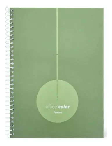 CADERNO 1X1 C.D. OFFICE COLOR FORONI